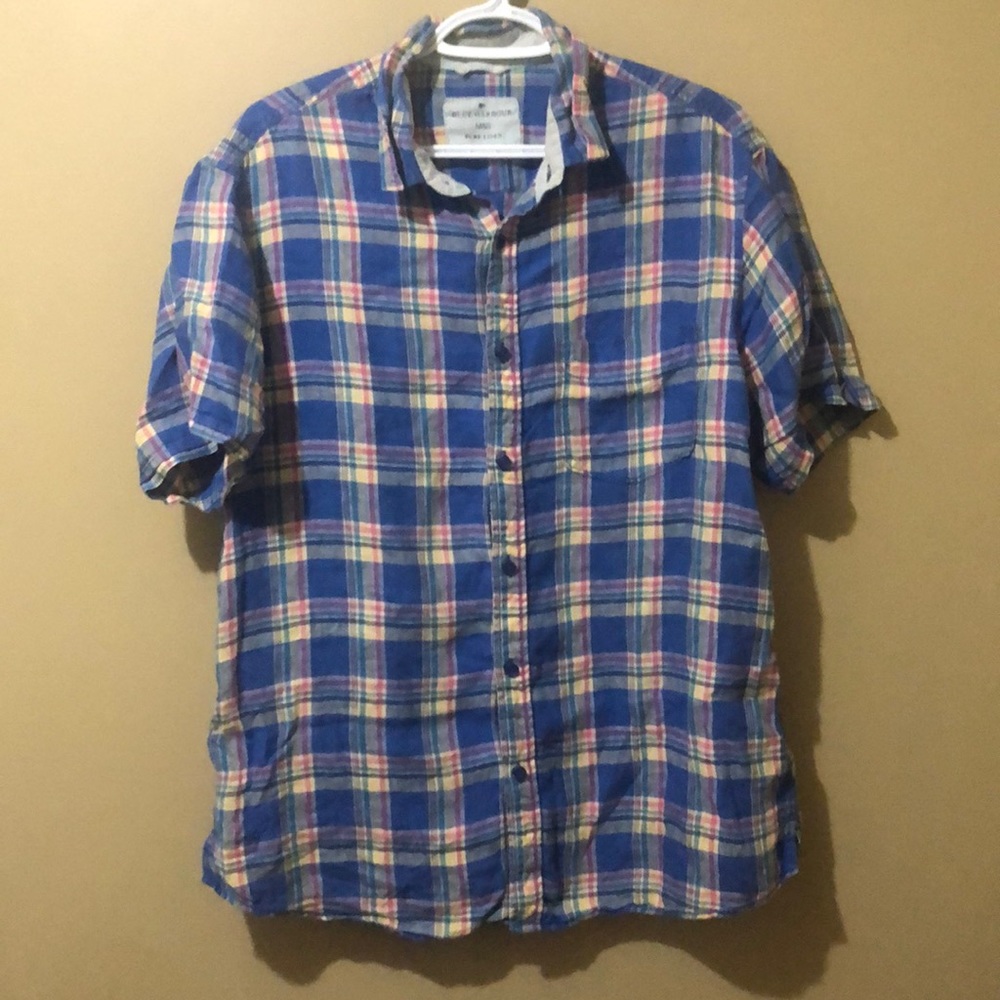 4for$20 blue harbour- plaid T-shirt